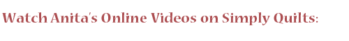 Watch Anita's online videos
